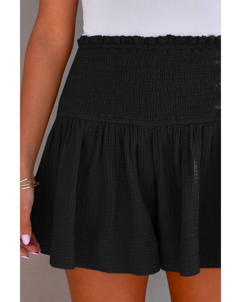 Azura Exchange High Waist Ruffle Shorts