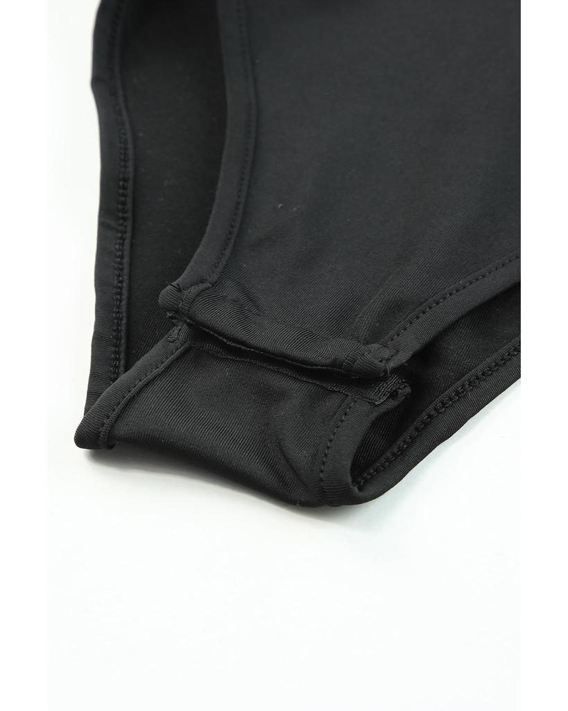 Azura Exchange Leopard Print Satin Tie Shoulder Bodysuit