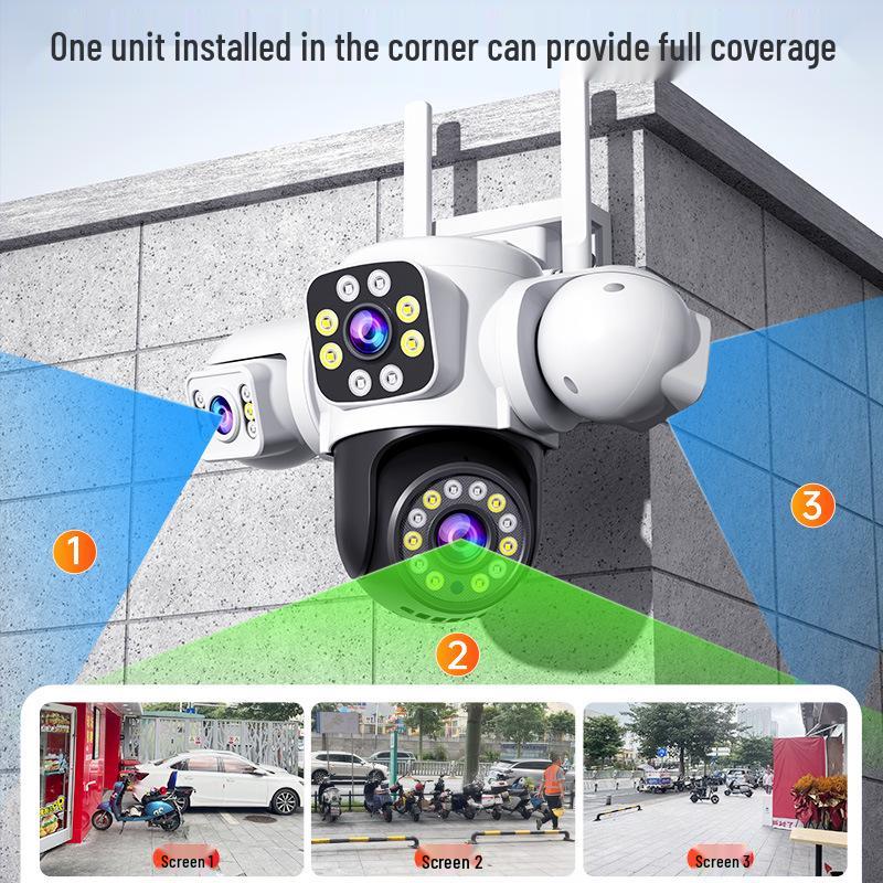 4G HD 360° Ночное Видение Беспроводная WiFi Домашняя и Уличная Камера Наблюдения