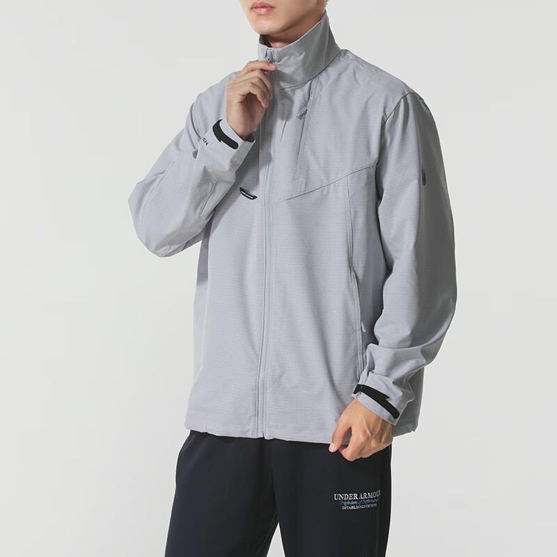 Under Armour Storm Urban Outdoor Series Свободный крой Воротник-стойка Модная Универсальная Куртка Мужская Куртка 6010032-011