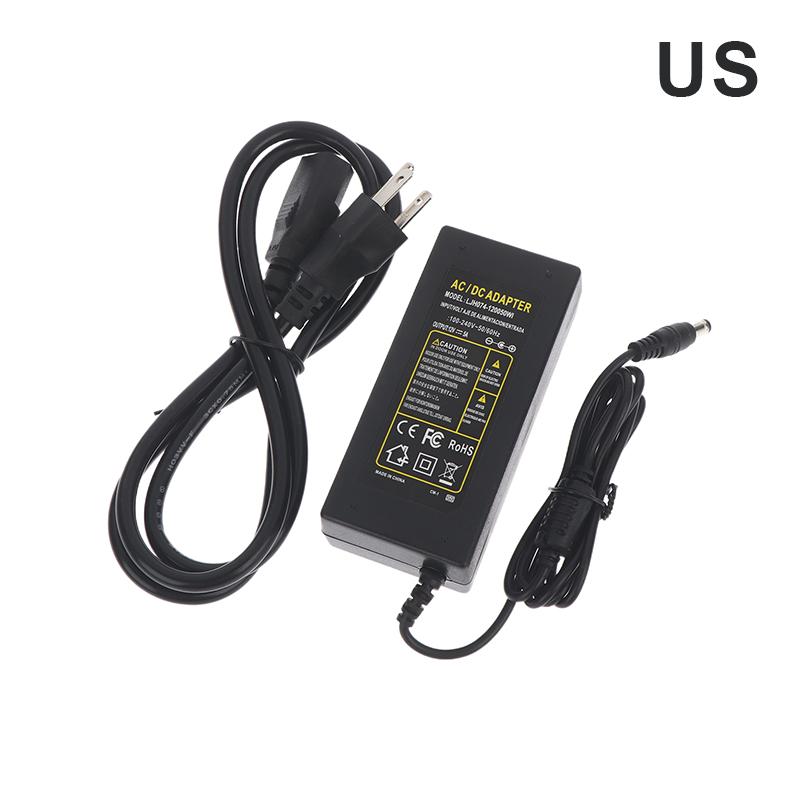 Household EU US Plug DC12V LED Power Supply 1A 2A 3A 4A 5A 6A 7A 8A Switch Transformer For WS2811 WS2815 LED Strip Light Adapter
