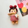 3шт: Креативная Мультяшная Милая Девочка Наклейка на Холодильник 3D Модная Девочка для Ванной Магнитная Наклейка на Холодильник Домашний Декор