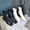 Thick Heel with Short Boots Single Boot Short Tube Tide 2024 Autumn New Soft Low Heel Square Head  Yui890