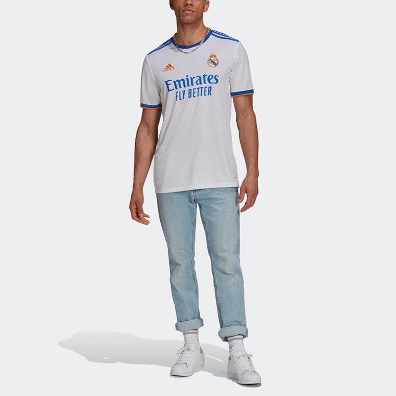adidas Футбольная футболка Реал Мадрид Фан-версия Мужская Белая GQ1359