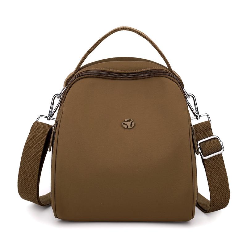 Женская многофункциональная сумка через плечо кроссбоди однотонная сумка-тоут дорожная сумка нейлоновый маленький рюкзак