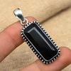 Ювелирные изделия из стерлингового серебра 925 пробы с черной шпинелью ручной работы, прекрасный кулон для женщин