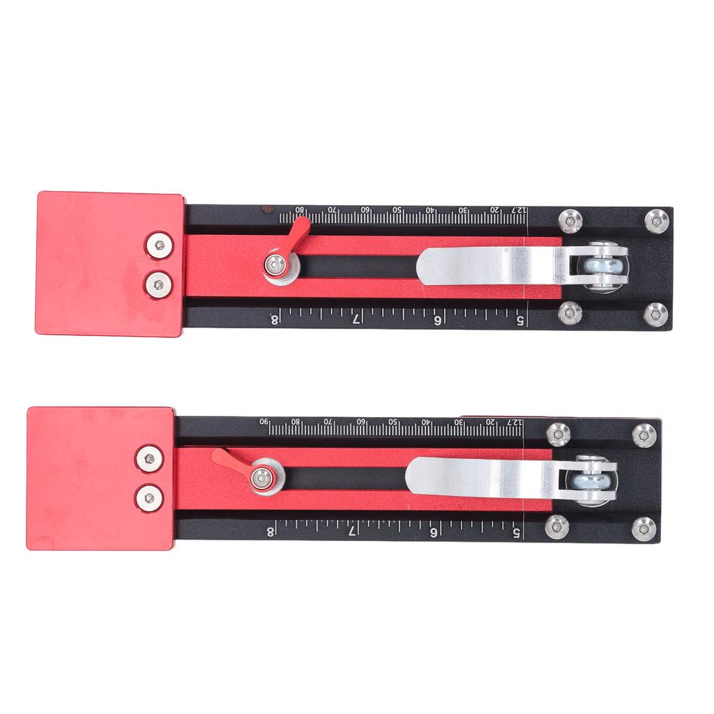 2 шт. Раздвижной монтажный калибр из алюминиевого сплава, прозрачные стандартные шкалы, раздвижной монтажный инструмент