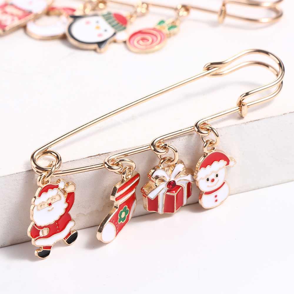 Buckle Bag Decoration Tightening Christmas Brooches Dress Shawl Clips Safety Pins Waistband Pin