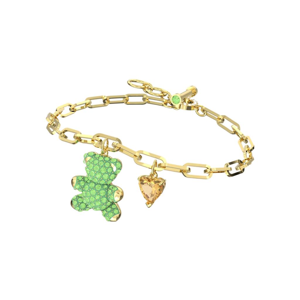 Swarovski Браслеты с мишками женские зеленые