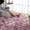 Shaggy Tie-Dye Carpet Printed Plush Floor Fluffy Mats Area Rug Living Room Mats