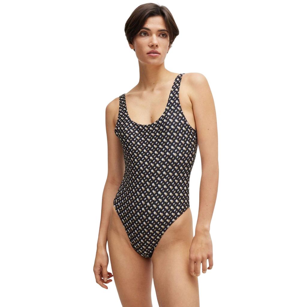 Boss Womens/Ladies Mimi Monogram One Piece Swimsuit