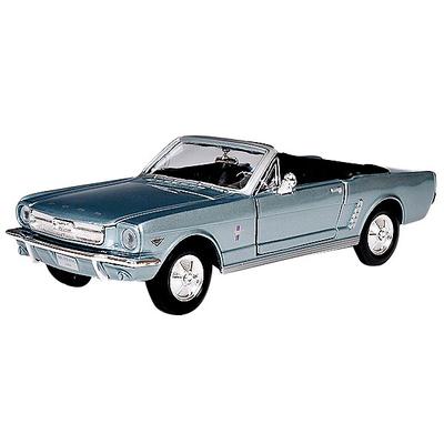 Motor Max 1/24 1964 Ford Mustang Converter Blue Model Car Blue, 1 корейская игрушка