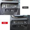 for Subaru WRX STi 2015- Carbon Fiber Interior Head Light Switch Cover Trim