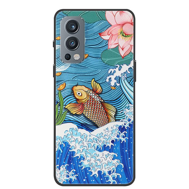 For Oneplus Nord 2 5G Case 3D Dragon Emboss Soft TPU silicone Back Cover Case For Oneplus Nord2 5G One Plus Nord 2 Coque Bumper