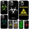 Чехол для телефона со знаком биоопасности Для iPhone 17 Air 14 15 16 16e 13 12 Max Чехол Для Apple iPhone 17 Air 11 Pro Max Plus Coque