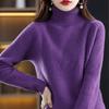 Женский кашемировый свитер Qinghe кашемир 30% кашемир 70% шерсть осенне-зимний кашемировый толстый пуловер мягкий и теплый