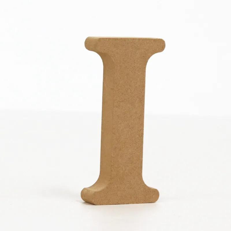 Деревянный алфавит из 26 букв для DIY 10 см Поделки Трехмерные Декоративные Буквы Декорации для Вывесок Товары для Хобби