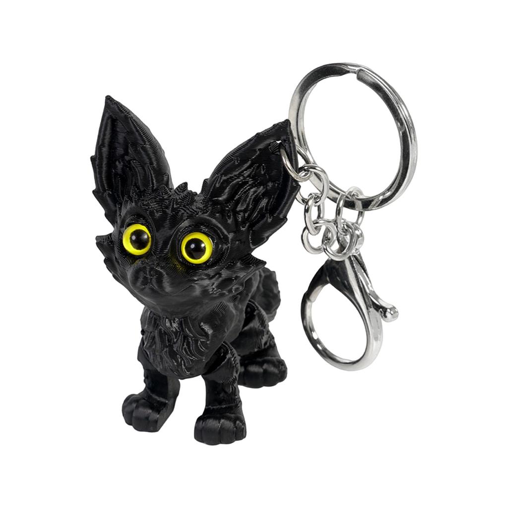 3D-печатный милый трехмерный брелок для ключей школьный рюкзак маленький кулон подарок маленький орнамент