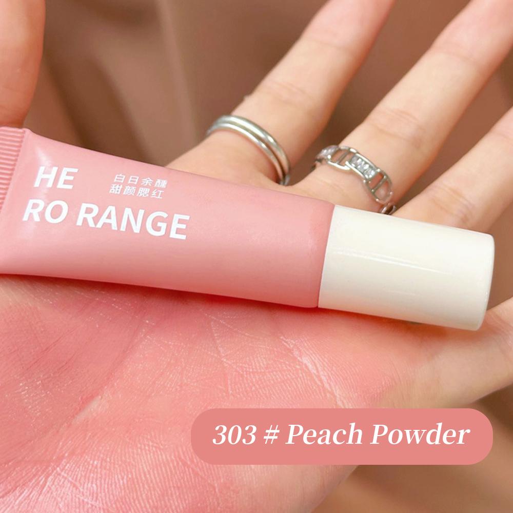 HERORANGE Одноцветные жидкие румяна Увлажняющая текстура Стойкий цвет Нелегко удалить макияж