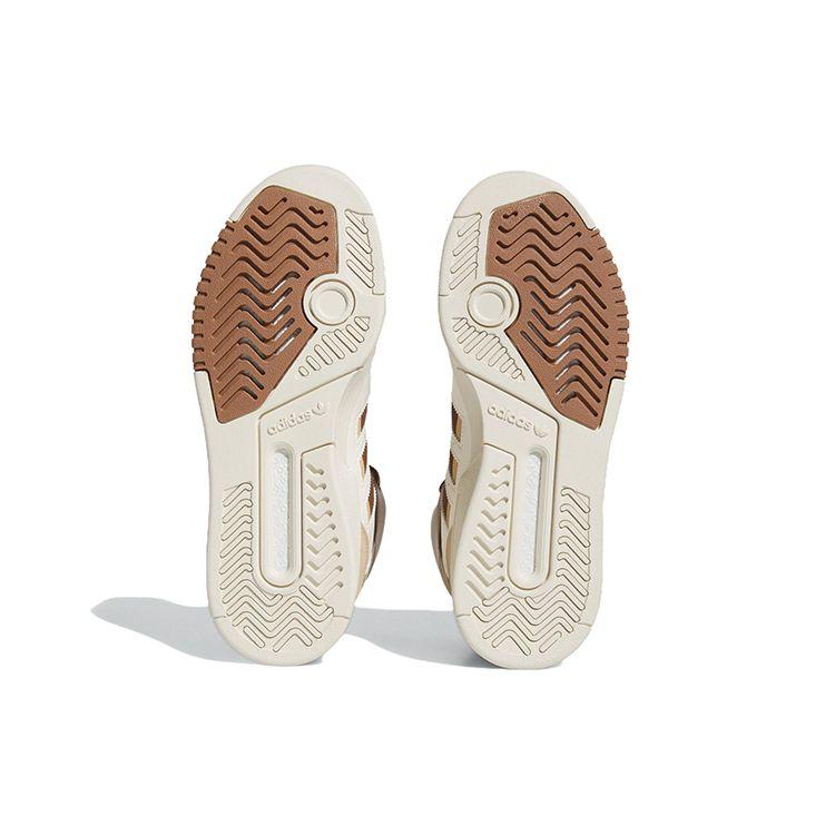 adidas Оригинальные Drop Step XL Удобные Универсальные Нескользящие Износостойкие Высокие Кеды для Скейтбординга Женские Кроссовки Коричневые Белые IF2686