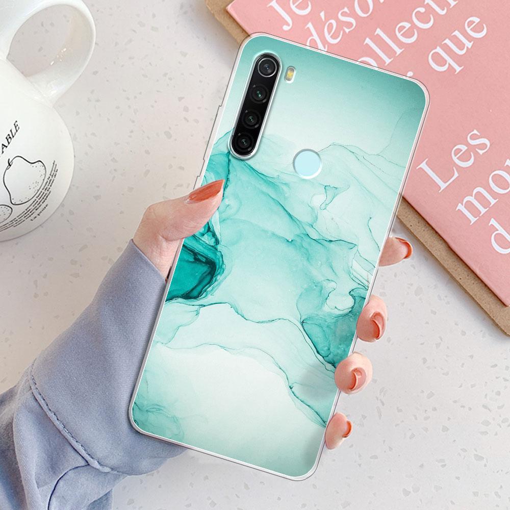 Чехол для Redmi Note 8 Pro Задняя крышка для Note 8T Девочки Новая мода Прозрачный чехол для телефона Мягкий силиконовый чехол для Xiaomi Redmi Note 8 Coque
