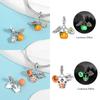 Coppercharms Призрак и Тыква Новые Светящиеся Бусины для Хэллоуинской Вечеринки Подходят для Оригинального Браслета DIY Изящные Ювелирные Изделия Подарки для Женщин Изготовление