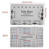 Miwayer Guitar Neck Notched Straight Edge Luthiers Tool with String Action Ruler Gauge For Gibson For Fender Electric Guitar