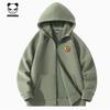 Double sided fleece heavy weight 430g hooded jacket women's loose jacket B