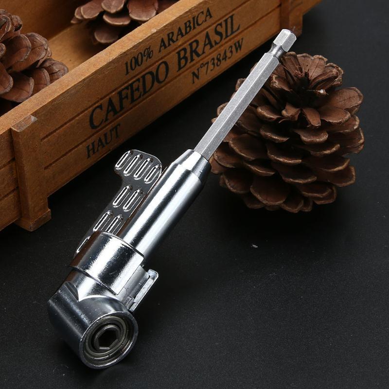 105 Degree 1/4in Driver Hex Screwdriver Bit Holder Power Drill Tool Gadget