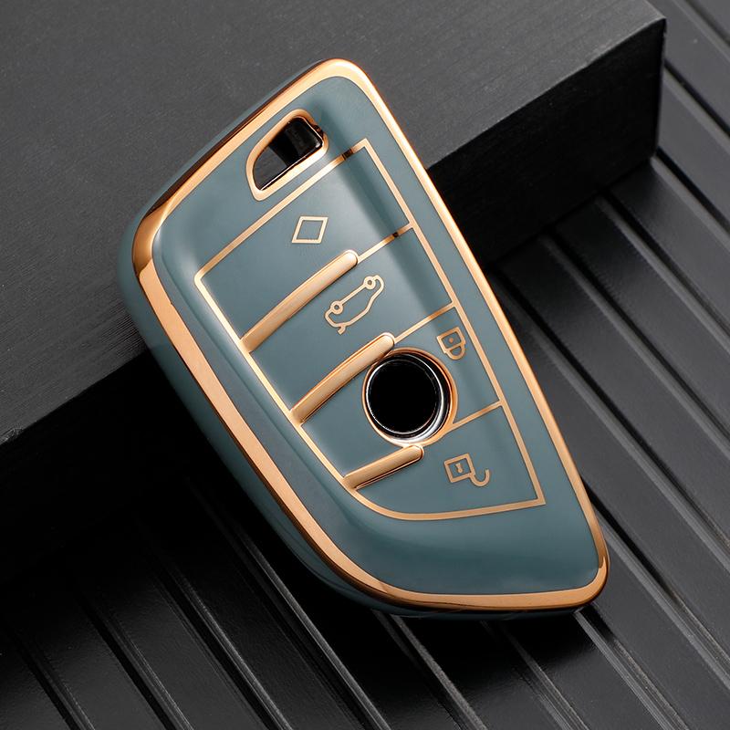 TPU Car Remote Key Case Cover Shell Holder Fob Keychain For BMW X1 X3 X5 X6 X7 1 3 5 6 7 Series G20 G30 G11 F15 F16 G01 G02 F48