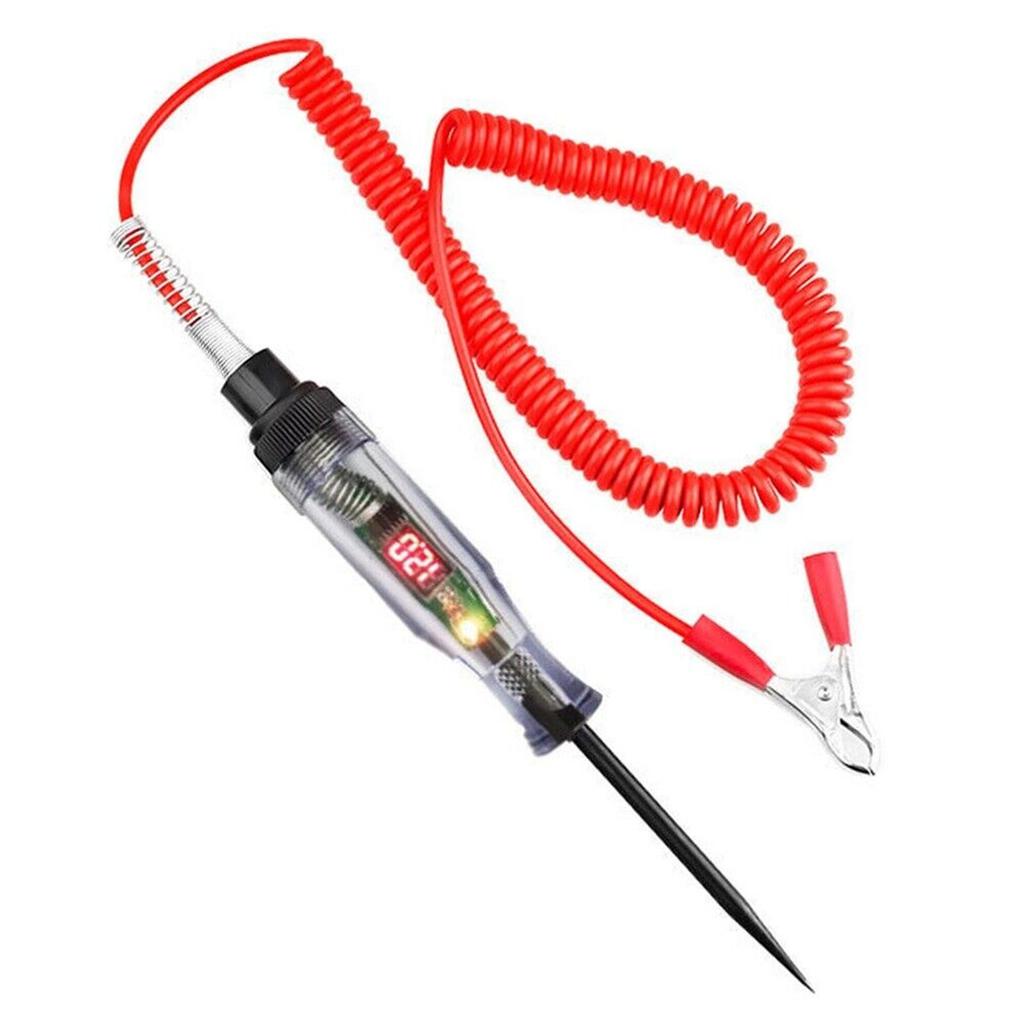 Car Voltage Test Pen 6V 12V 24V Auto Electric Tester Steel Probe