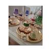 Decorative Gold Plated 4-piece Coffee Tray With Butterfly Accessory, Luxury Presentation