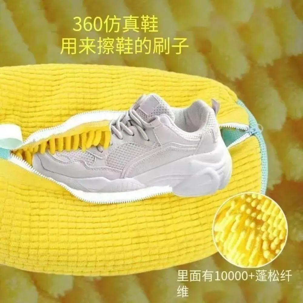 Прочный мешок для стирки обуви для всех типов обуви-Желтый с синей молнией,Идеально подходит для кроссовок и повседневной обуви, Мешок для стирки