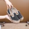 2024The New Breathable Cotton Linen Canvaswomen Shoes Cotton Linen Slippers Summer Women Shoes Sandals Zapatos De Mujer