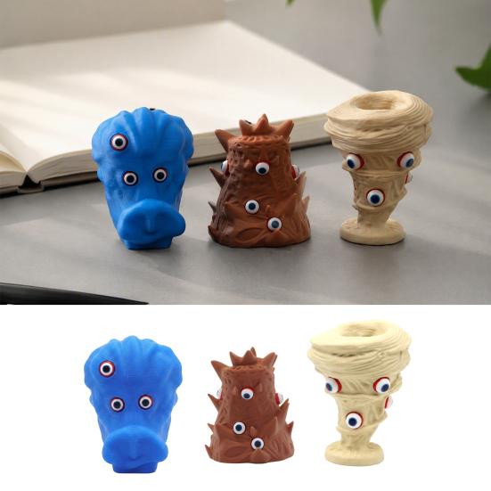 Novelty Personality Collectibles 3D Printed Storm Tornado Hurricane Figurine, Natural Disaster Toy with Kids And Adults Fidget Supplies Soft