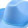 Felt Cowboy Hat Plain Cowboy Hats For Women To Decorate Plain Cowgirl Hat Adjustable Drawstring Bachelorette Party Hat