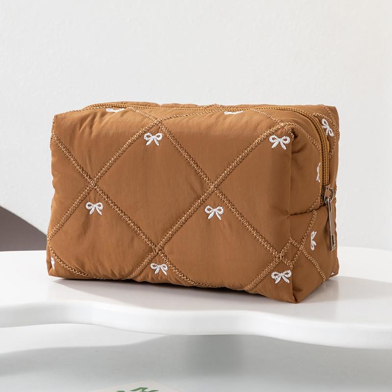 Butterfly Knot Cosmetic Bag For Travel And Home Use With Lightweight Durable Polyester Fabric