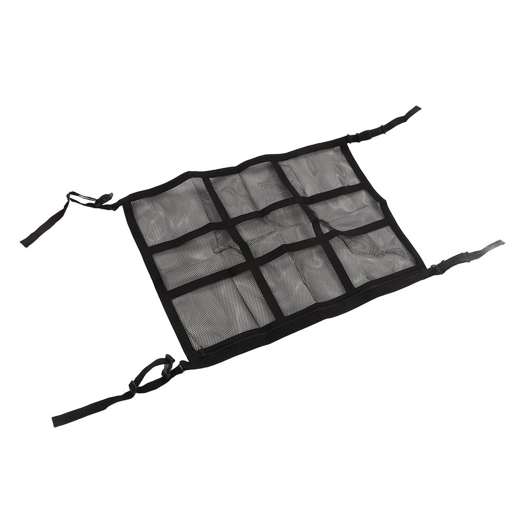 Car Ceiling Cargo Net Pocket Wearproof Car Roof Storage Organizer for Long Trip Camping Toys