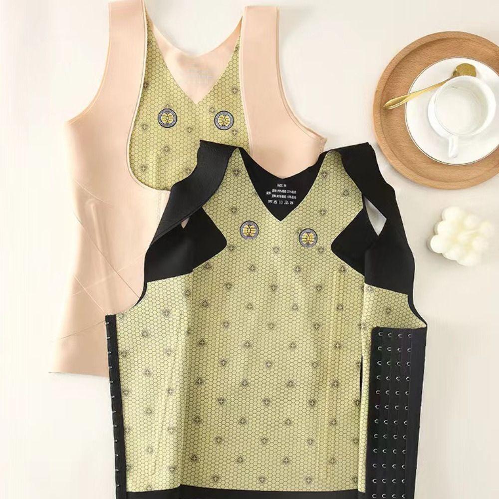 Корректор осанки с пряжкой, триммер для контроля живота, утягивающий жилет, спортивный