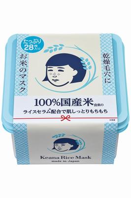 Keana Nadeshiko Рисовая Большая Увлажняющая Маска для Лица для Пор и Сухой Кожи 28 Листов Маска, Коробка, Кожа,