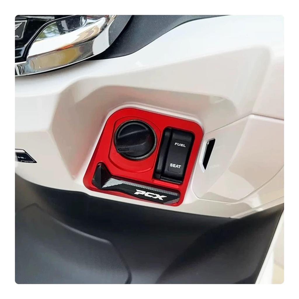 Крышка цилиндра замка Kemy для PCX125 PCX160 Крышка переключателя Алюминиевая Smart