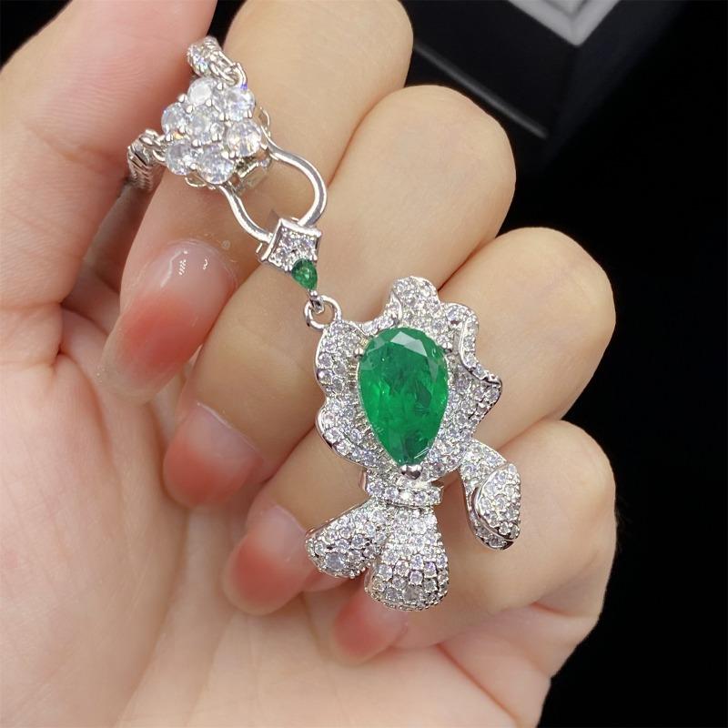 Sace Gems Классические кольца из медного сплава с цирконием, серьги, кулон, ожерелье, комплекты ювелирных изделий, подарки для свадебной вечеринки