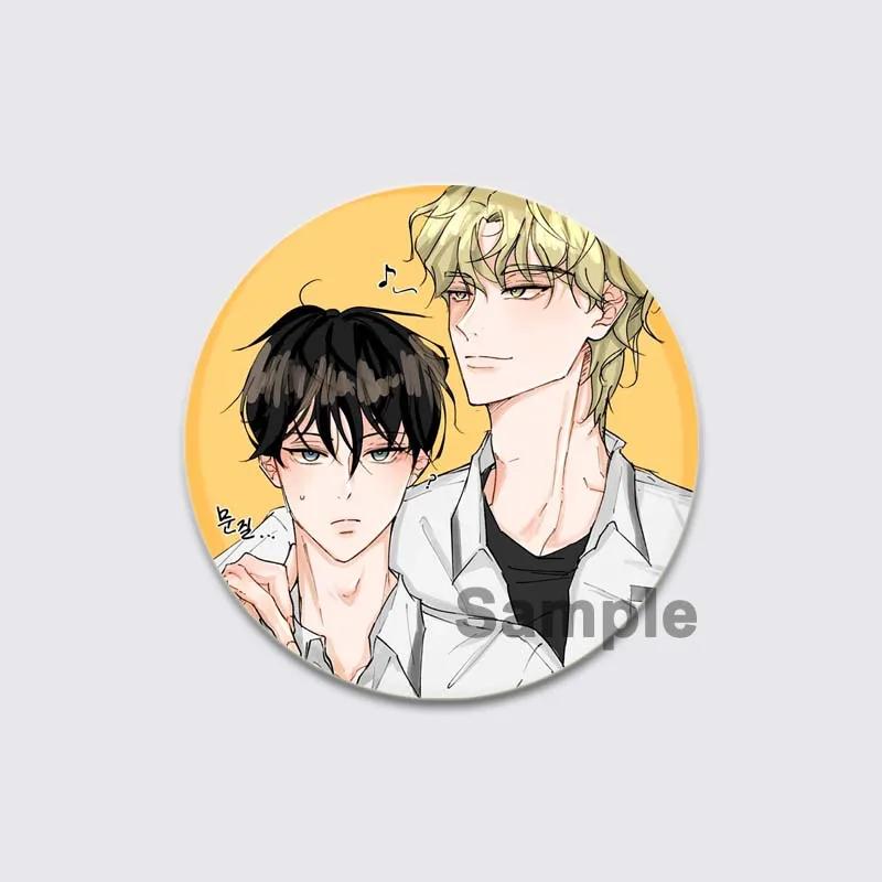 32/44/58mm BL Anime Low Tide In Twilight Badge Cartoon Brooches On Backpack Clothes Handmade Round Enamel Pins for Jewelry Gift Accessory