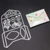 Hollow Box Envelope Flower Decor Metal Cutting Dies Stencils for Scrapbooking Photo Album Embossing DIY