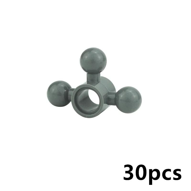 Compatible MOC Parts 15460 67325 Building Blocks Technical Steering Arm Parts with 3 Tow Ball Educational Bricks For Children