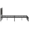 Bed Frame without Mattress Brown Oak Look 150x200 cm Engineered Wood