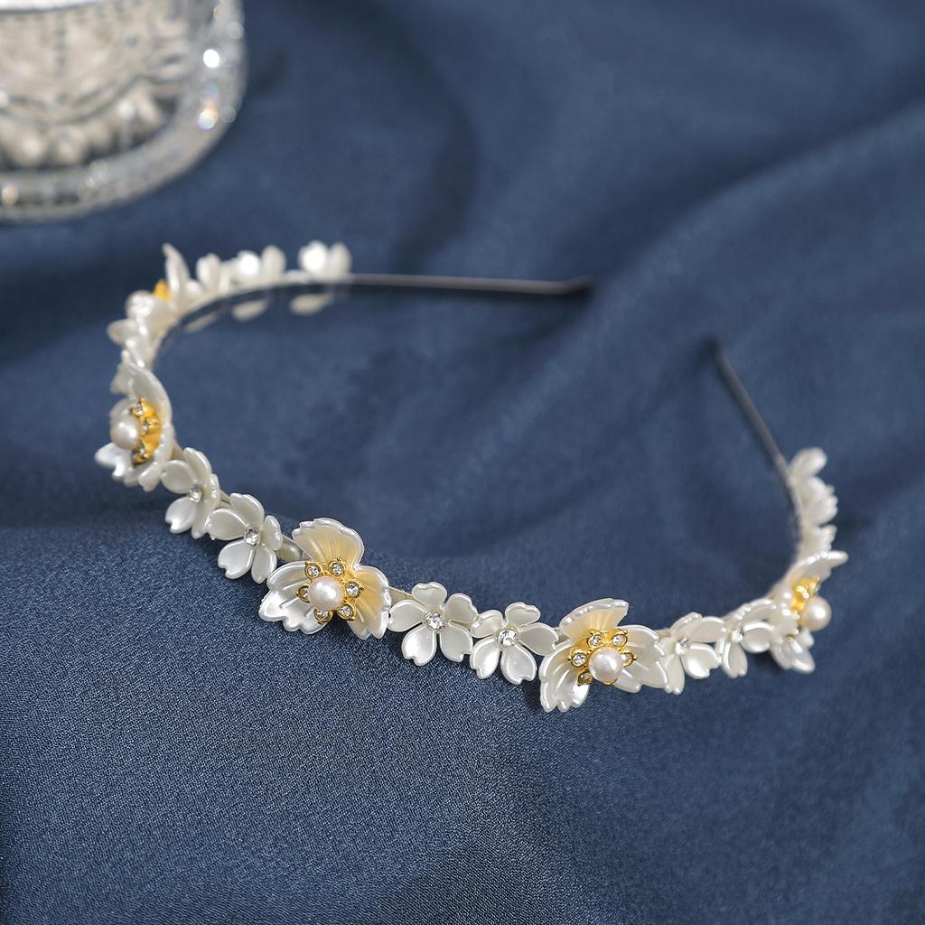 Summer Floer Head Hoops Hairband Women Hawaii Beach Hair Accessories Fashion Dating Headwear Bezel Hair Hoop Hairbands