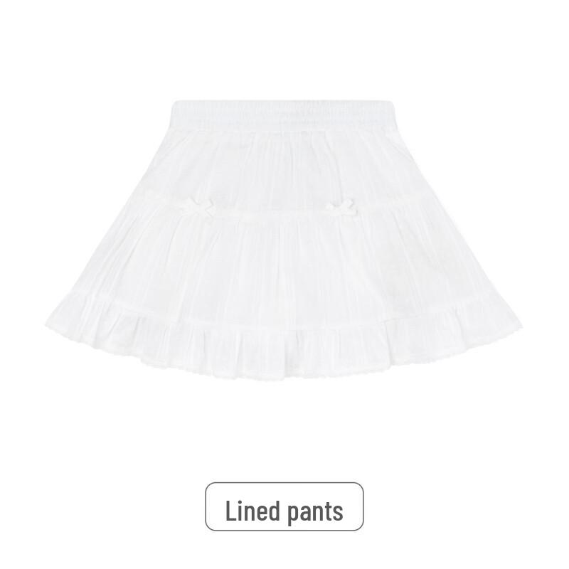 Mucmukn Girls' Sweet Summer Lace Bowknot Cotton Skirt