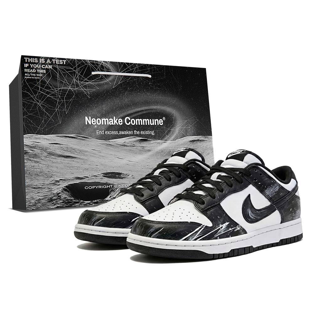 Nike Dunk Low top Casual Skate Shoes Unisex Black White HF5441-100(Team1430-SBOX)