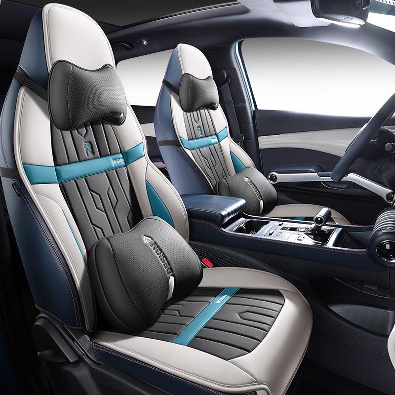 BYD PLUS All-Season Seat Cushion Set with Lumbar Support, Custom Fit for Specific Car Models